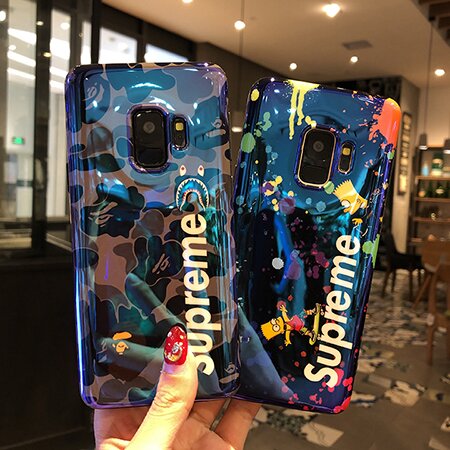 SUPREME GalaxyS9/S9plusケース ストリート おしゃれ 人気