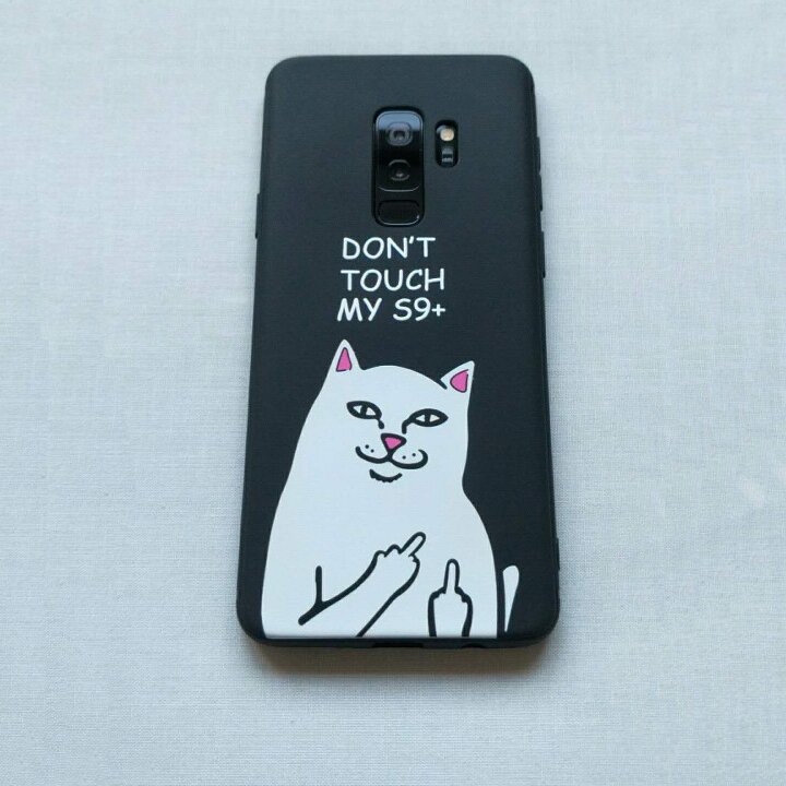 RIPNDIP ギャラクシーS9/S9+ ソフトケース かわいい ネコ ギャラクシーS8 S8plusカバー 個性的